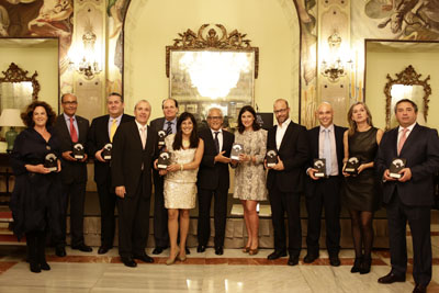 IRUÑA Catering recibe el Premio OPC 2012 otorgado por la Federación Española de Asociaciones de Empresas de Organización Profesional de Congresos