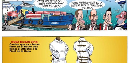 Pronostica el resultado de la final de la Copa y consigue una viñeta del Athletic firmada por el autor