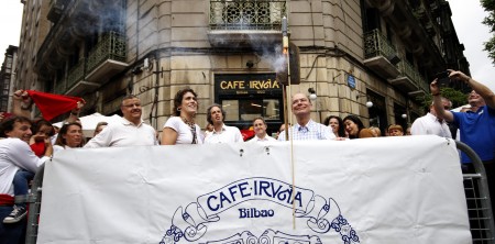 Chupinazo San Fermín 2015 en el Café Iruña